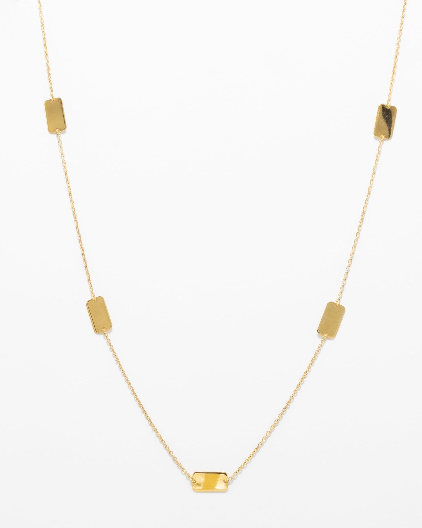 Colar Chapinhas Retângulares