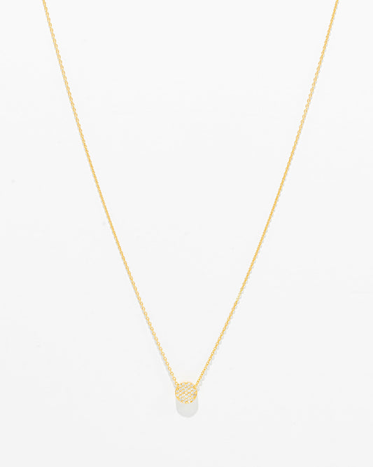 Colar Cilindro com Zircónias