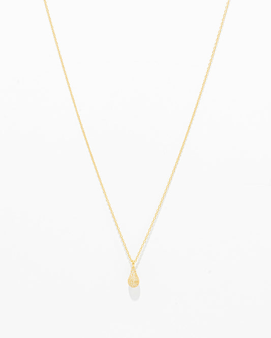 Colar Pingo com Zircónias