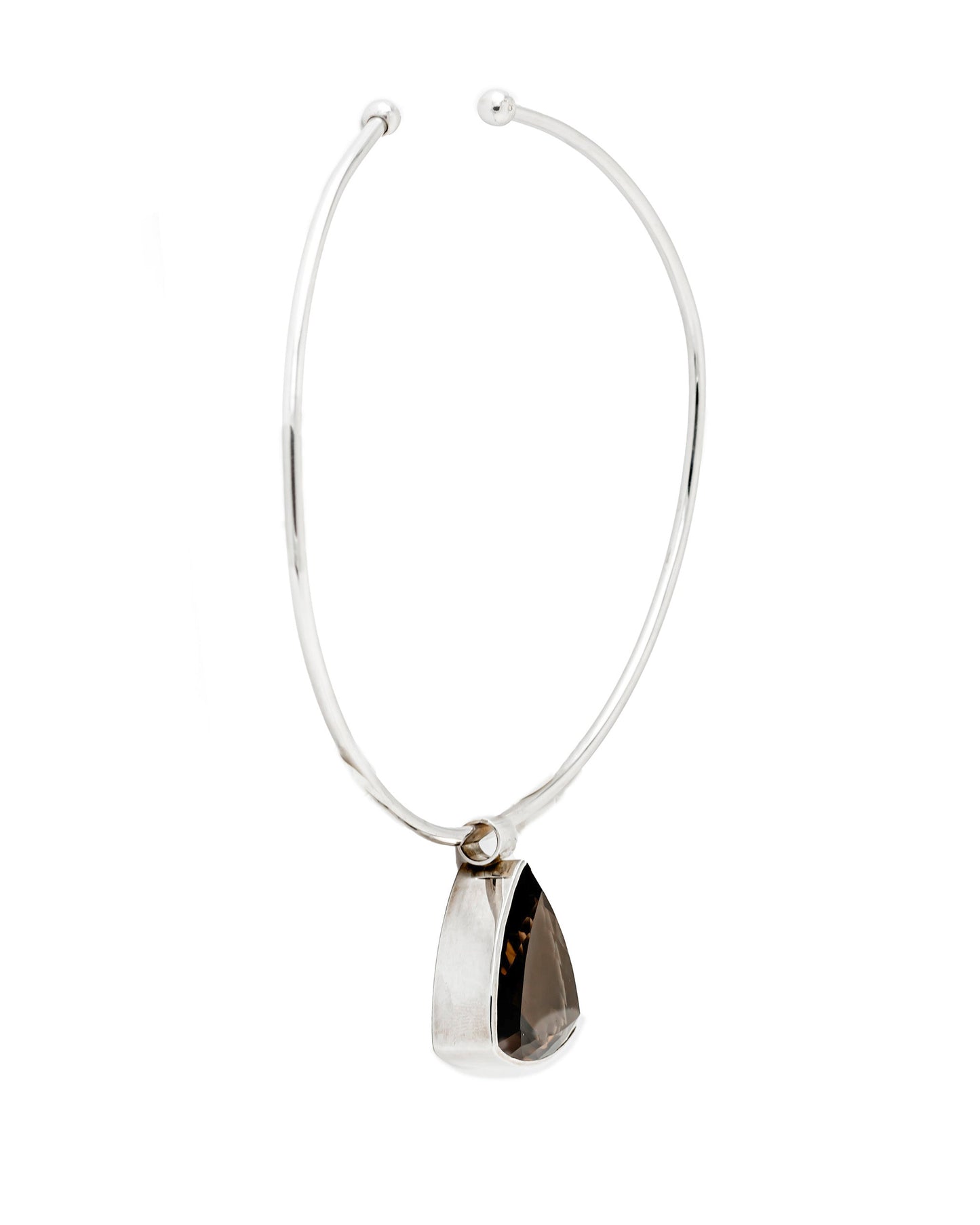 Gargantilha com Quartz Fumado