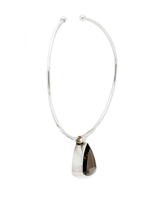 Gargantilha com Quartz Fumado