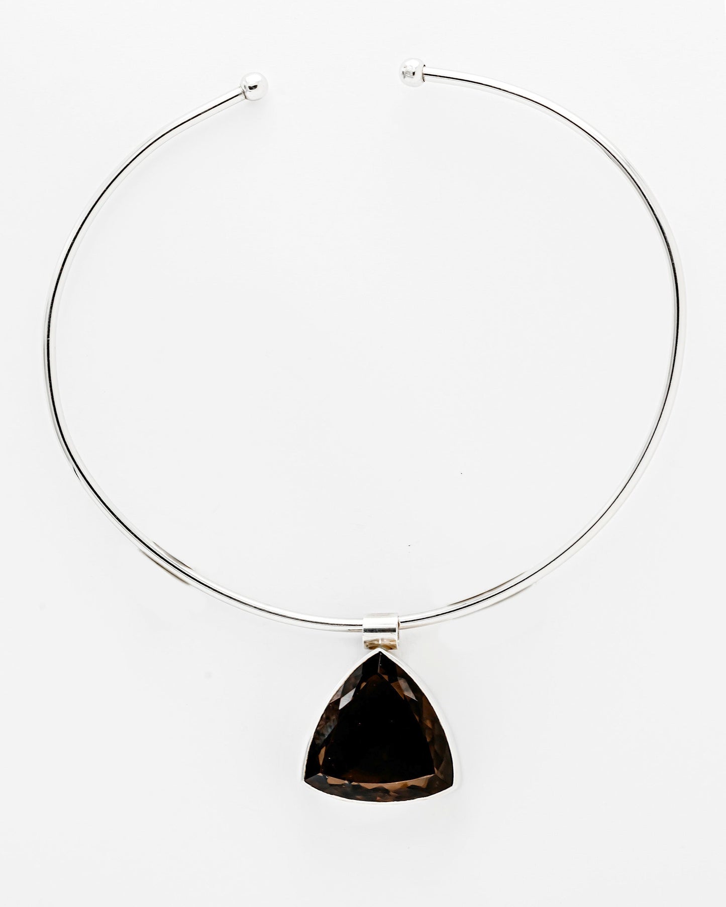 Gargantilha com Quartz Fumado