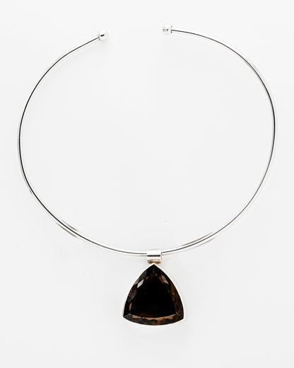 Gargantilha com Quartz Fumado