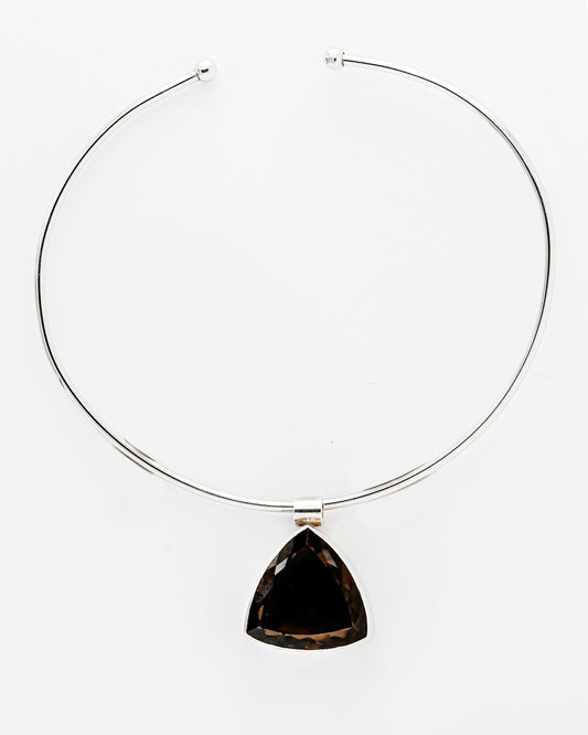 Gargantilha com Quartz Fumado
