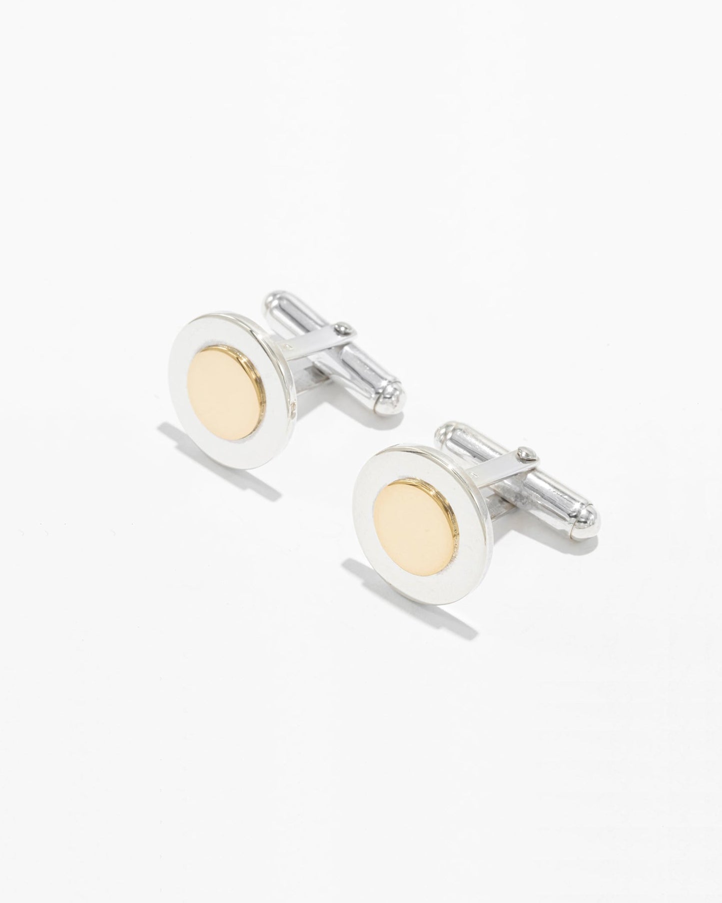 Botões de Punho Ouro e Prata