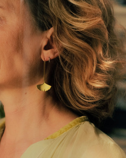Ginkgo Earrings