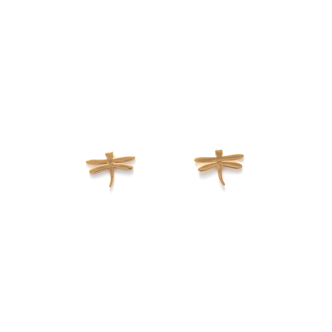 GOLD Dragonfly Earrings