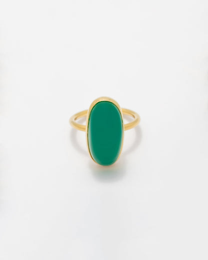 Anel Ágata Verde