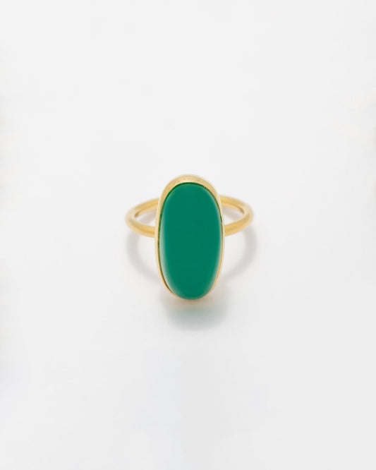 Anel Ágata Verde