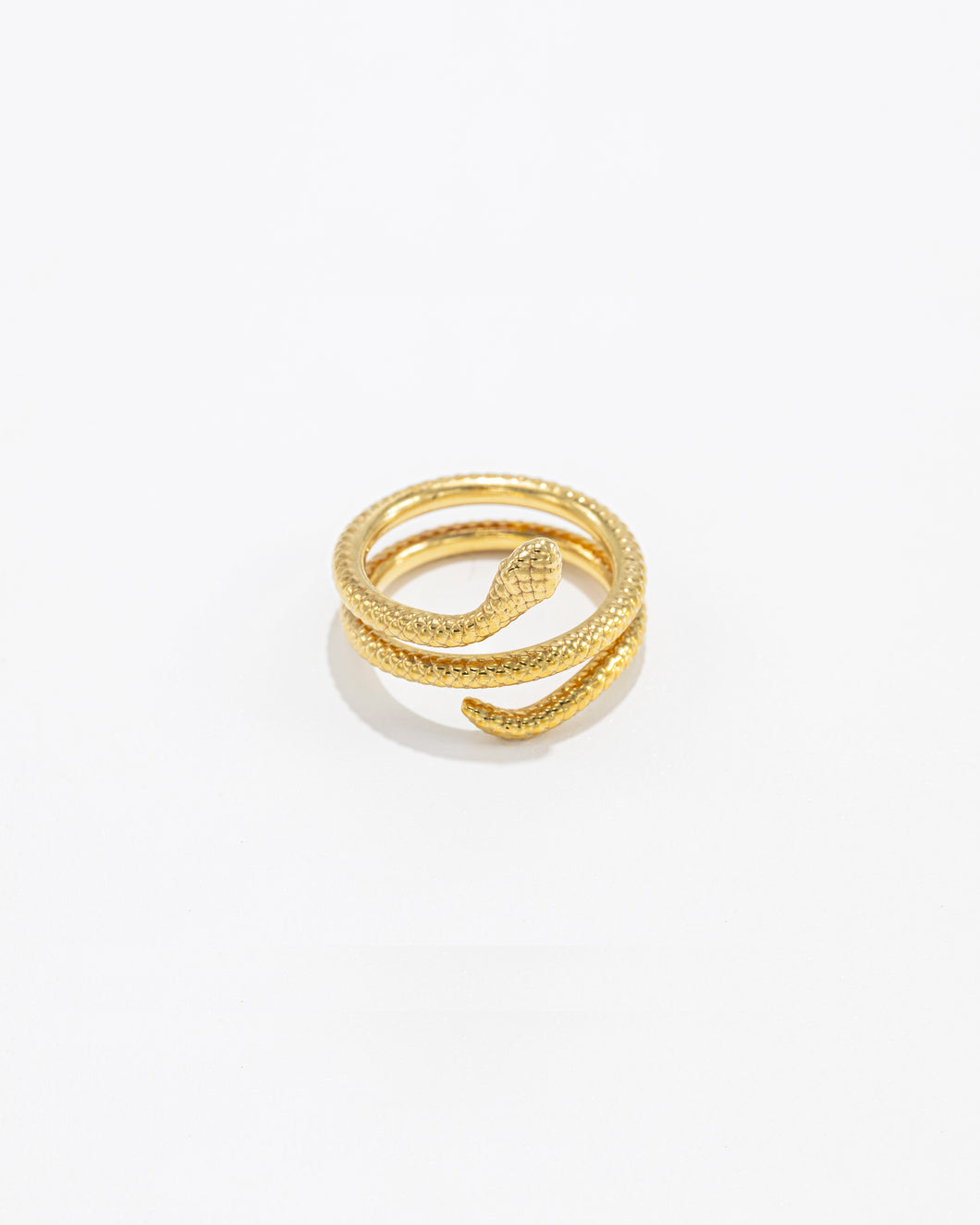 Snake Double Loop Ring