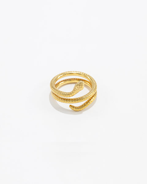 Snake Double Loop Ring