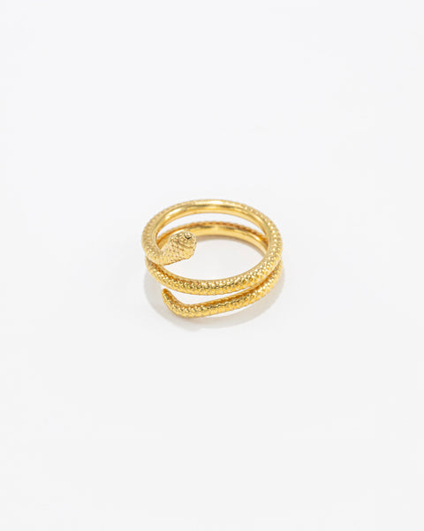 Snake Double Loop Ring