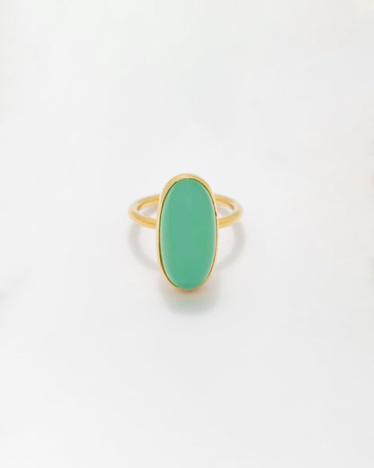 Anel Chrysoprase