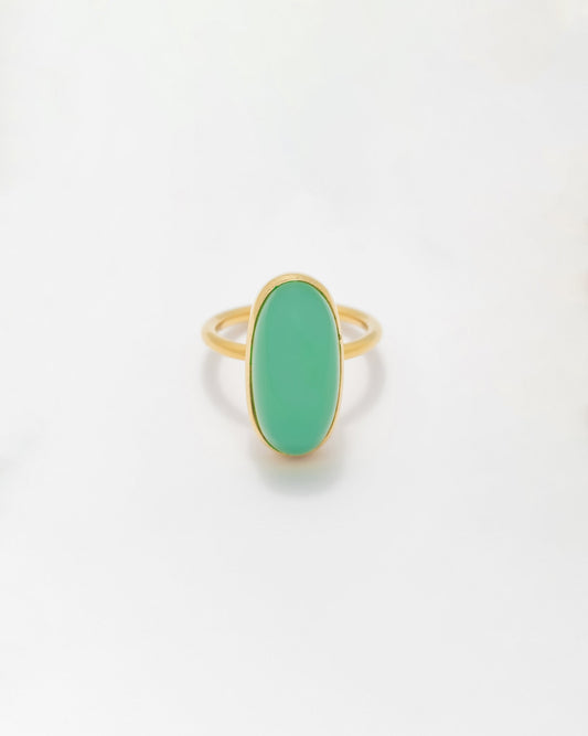 Anel Chrysoprase