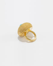 Load image into Gallery viewer, Sea Urchin Ring with Turquoise/Coral
