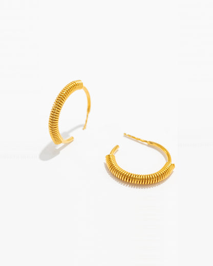 Brincos "Hoops on Hoops"