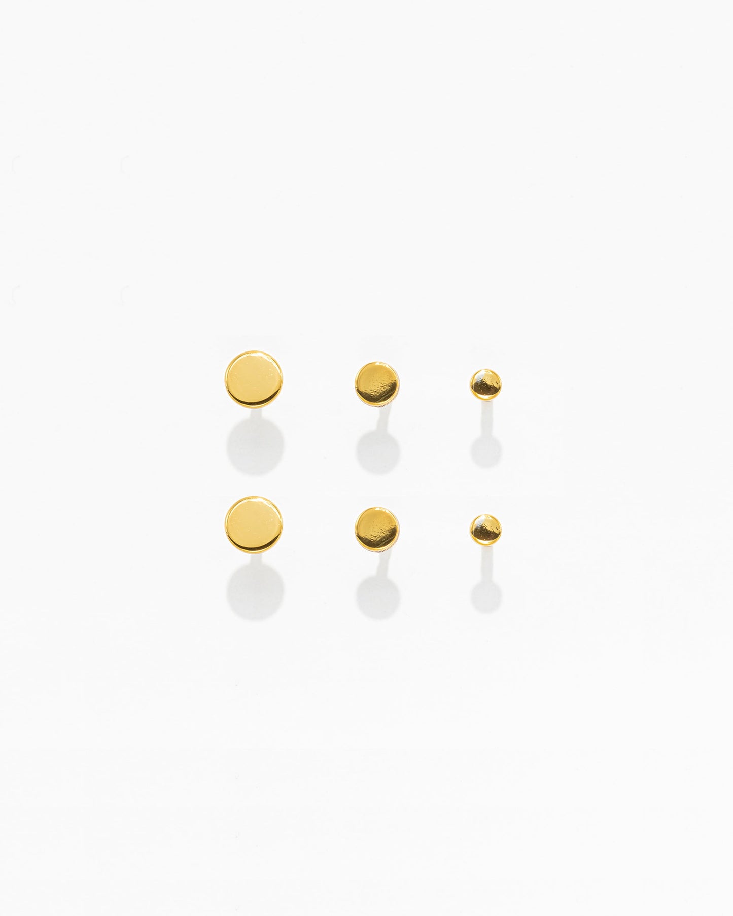 OURO Brincos Chapinha