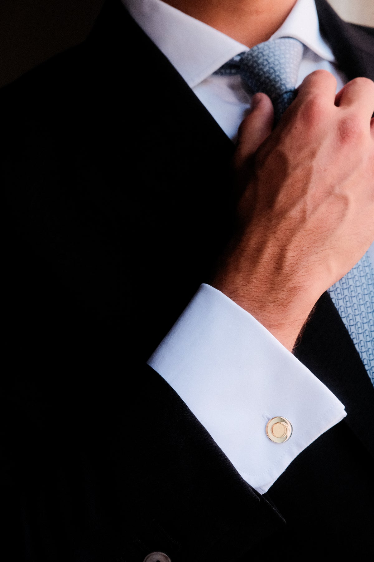 Gold and Silver Cufflinks
