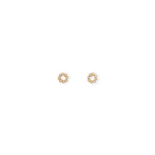 Load image into Gallery viewer, Circle Earrings with Zirconias
