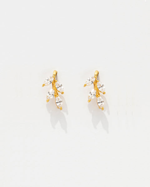 Zirconium Clip Earrings