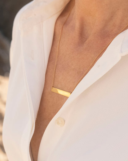 Colar Chapa Retângular