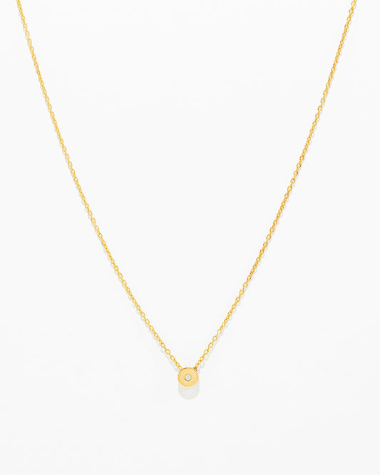 Colar Chapinha com Zircónia