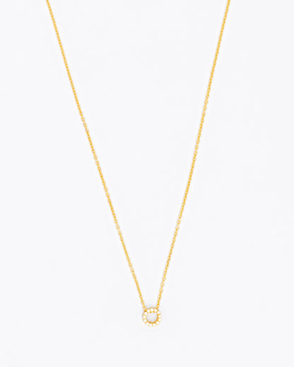 Colar Círculo com Zircónias