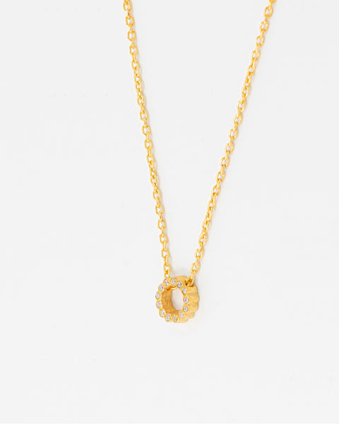 Zirconia Circle Necklace