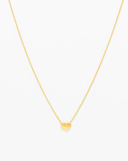 Colar Coração Martelado