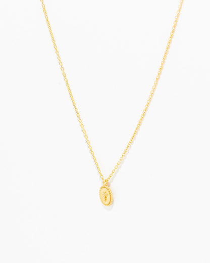 Colar Medalha Cruz Bolinhas