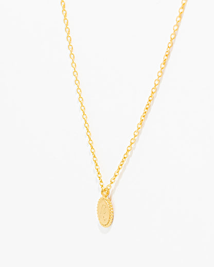 OURO Colar Medalha com Nossa Srª Gravada