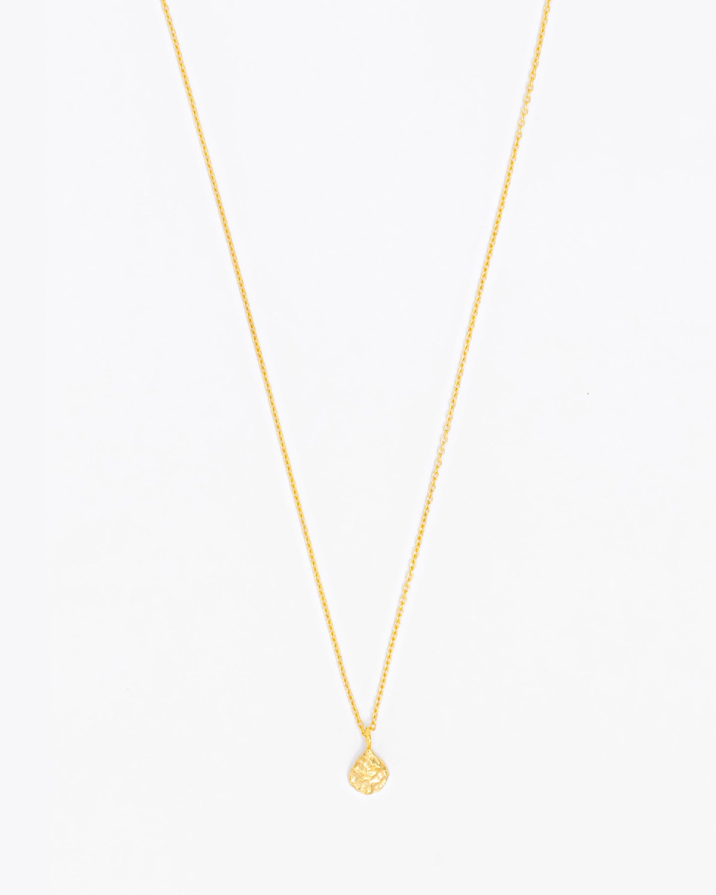 OURO Colar Pingo Martelado