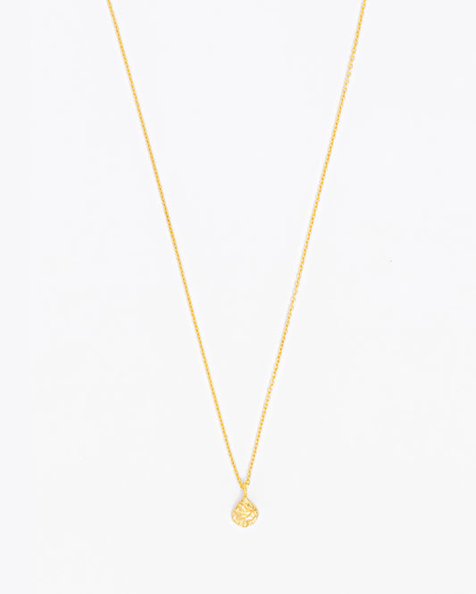 OURO Colar Pingo Martelado