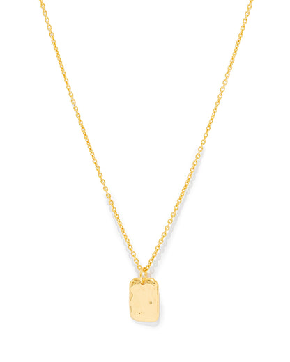 Colar Army Plate Derretido