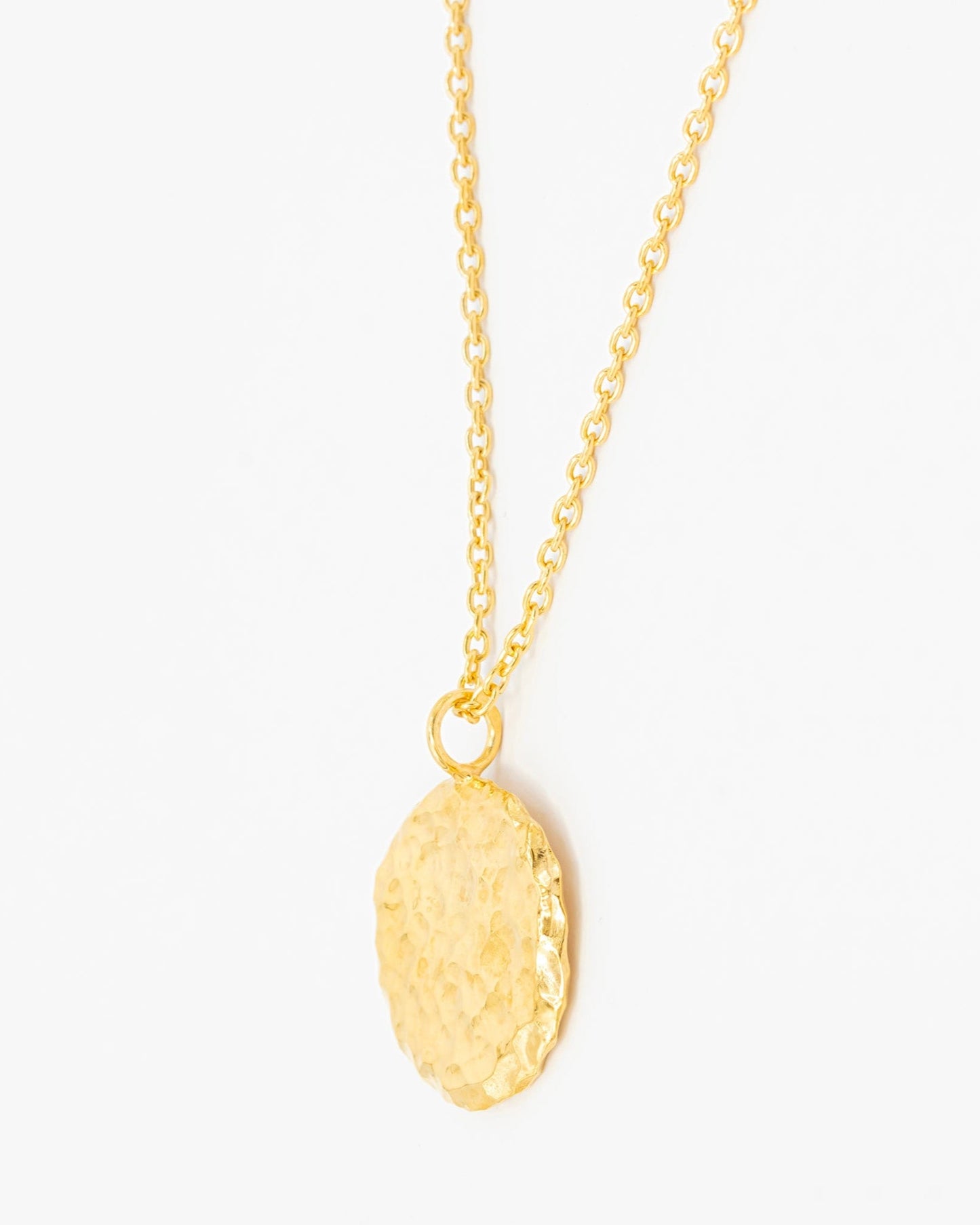 Colar Chapa Martelada 2cm