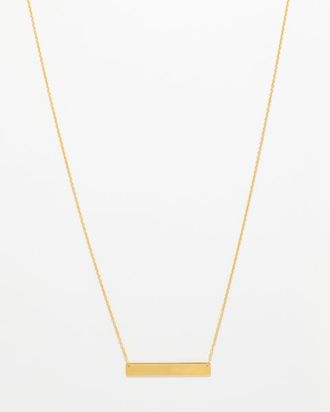 Rectangular Plate Necklace