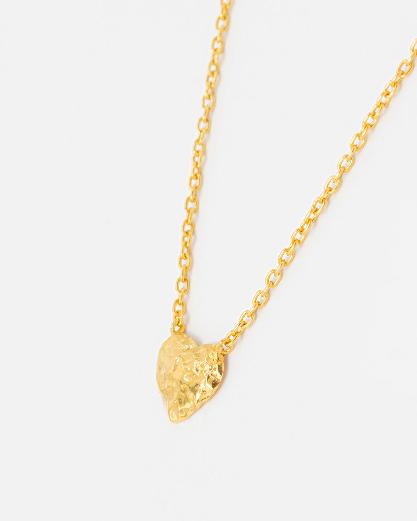 Colar Coração Martelado