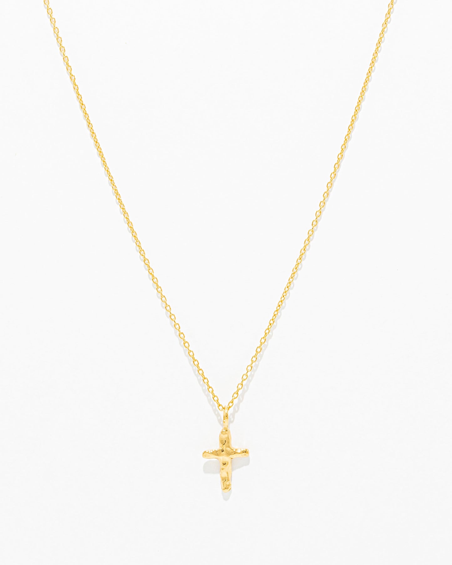 Colar Cruz Martelada