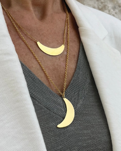 Moon Pendant Necklace