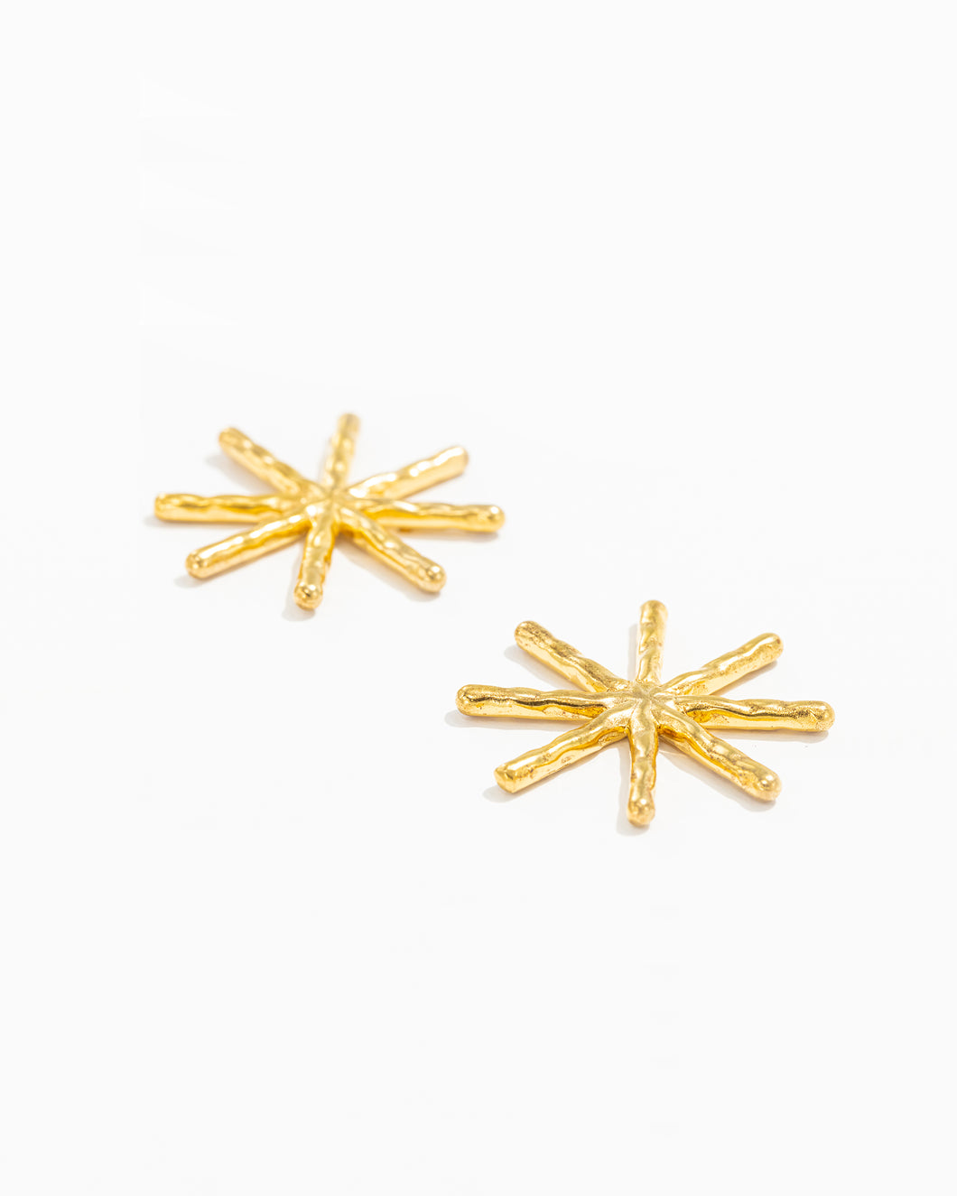 Sculpted Star Earrings