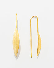 Load image into Gallery viewer, Single Olive Leaf Earrings
