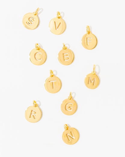 Letra Medalha Redonda