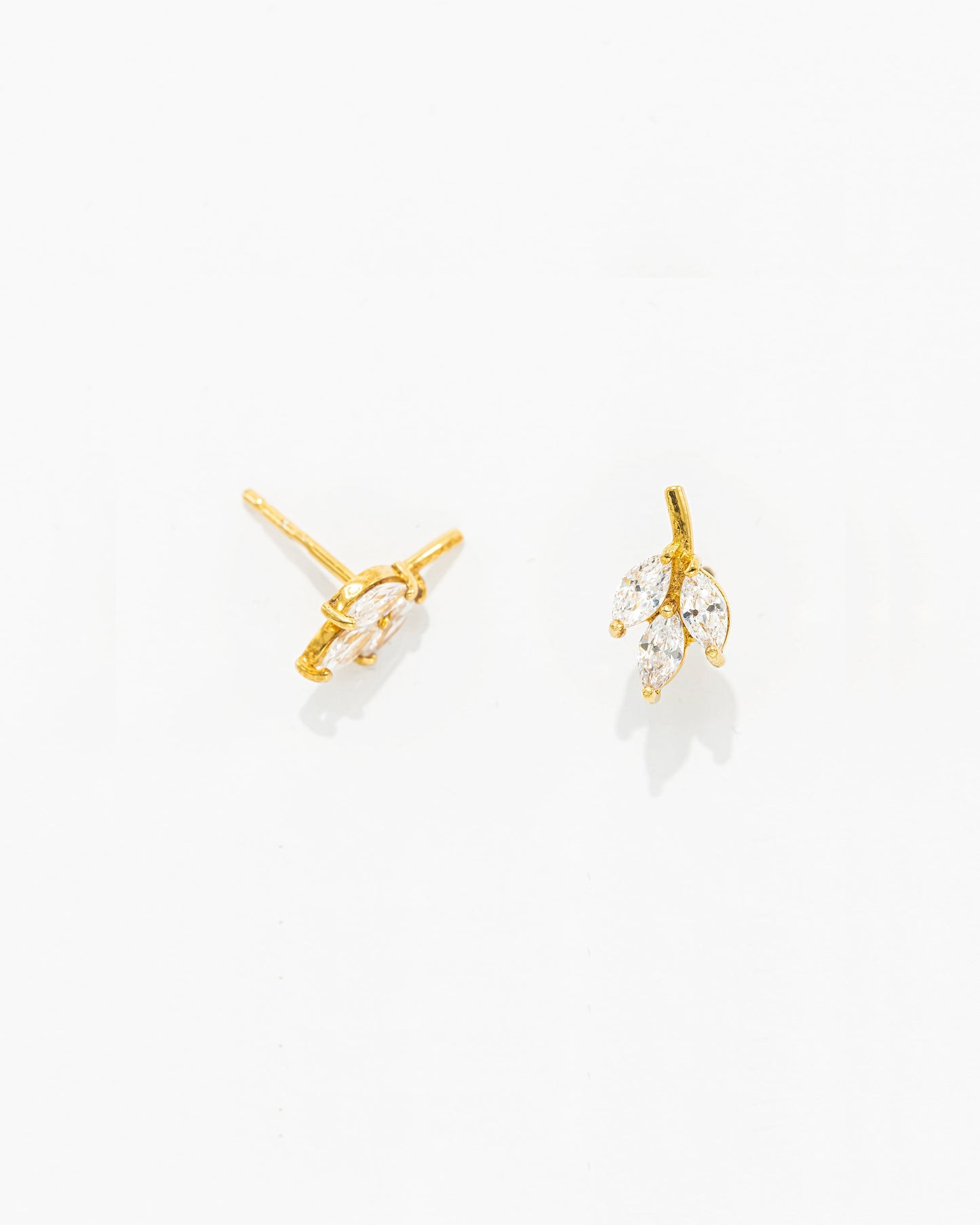 Brincos Raminho com Zircónias