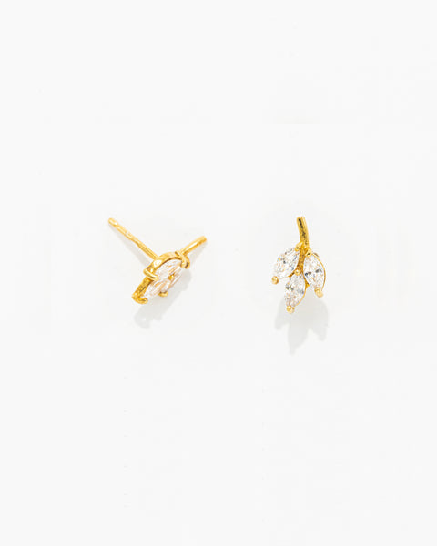 Branch Earrings with Zirconias